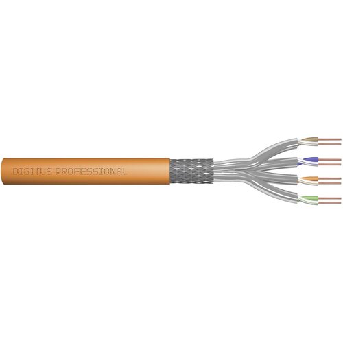 Digitus DK-1743-VH-250 RJ45 omrežni kabel\, Patch kabel CAT 7 S/FTP 250.00 m oranžna Simplex 1 kos, (20519193) Cene