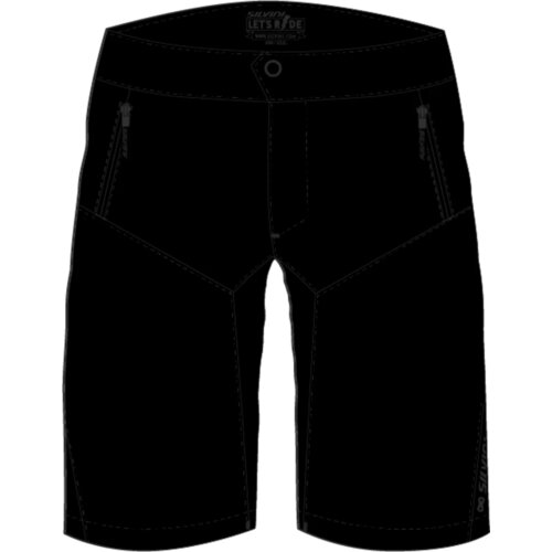 Silvini Men's cycling shorts Dello Black Slike