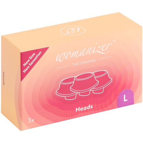 Womanizer Ženski L - set rezervnih usisnih kapica - ljubičaste (3 kom) - velike Slike