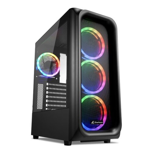 Sharkoon TK5M RGB ATX okno gaming črno ohi&scaron;je Cene