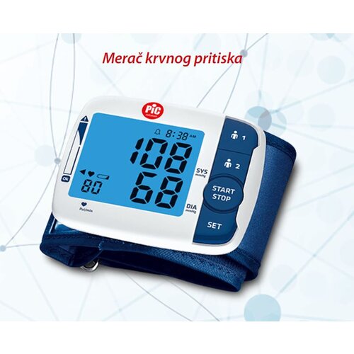 Pic Solution Digitalni merač pritiska za zglob A037067 Pic Mobile Rapid Wrist Slike