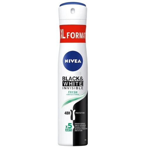 Nivea Ženski dezodorans Black&White Invisible Fresh 88575, 200ml Cene