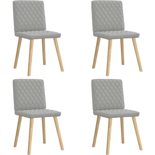  Jedilni stoli 4 kosi Cloud Grey Fabric, (21832482) Cene