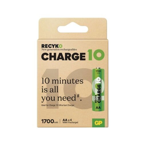  Polnilna baterija GP ReCyko Charge 10 AA (HR6) 4/1 Slike