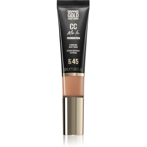 Dripping Gold CC Me In lahki tekoči puder SPF 45 odtenek Tawny 5.5 32 ml Cene