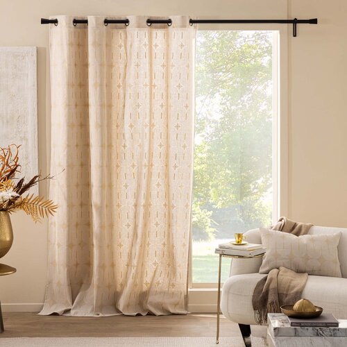 Douceur d int&amp;eacute;rieur Bež zavjesa 140x240 cm Ondine &amp;ndash; Slike