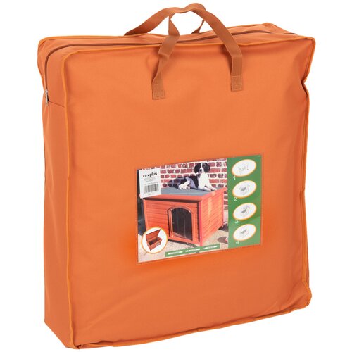 zooplus Woody kućica za pse s ravnim krovom - Izolacija za veličinu L: Š 105 x Dub 63 x V 66 cm Cijene