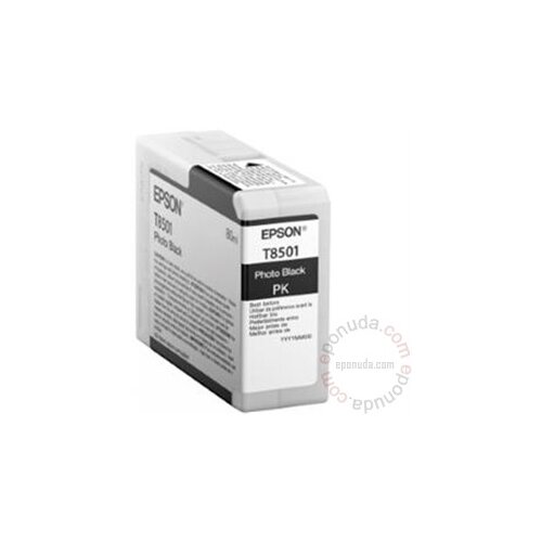 Epson Kartu&amp;scaron;a T8501 (C13T850100) (črna), original Slike