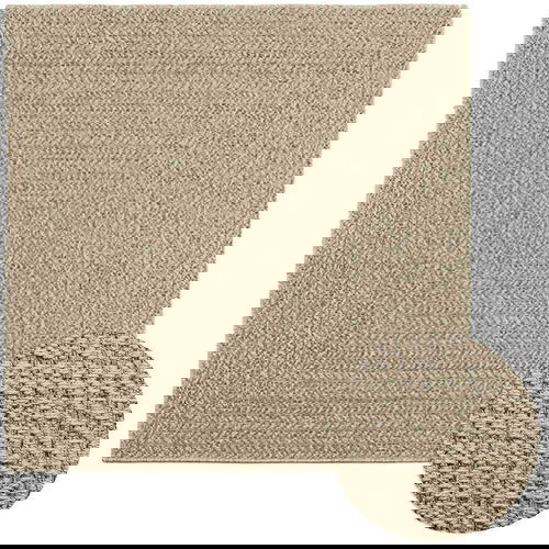  Tepih ZIZUR 120 x 120 cm s izgledom jute unutarnji i vanjski Cijene