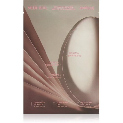 Mediheal Retinol Collagen Ampoule Lifting Mask vlažilna tekstilna maska z učvrstitvenim učinkom 1 kos Slike