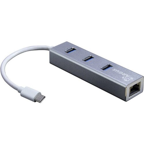 Inter-tech Argus it-410-s rj45/3xusb3.0-type c lan adapter Cene