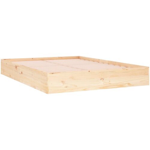  Okvir za krevet od masivnog drva 135 x 190 cm bračni Slike