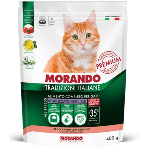 Morando Tradizioni Cat Adult Sterilized losos 400 g Cijene