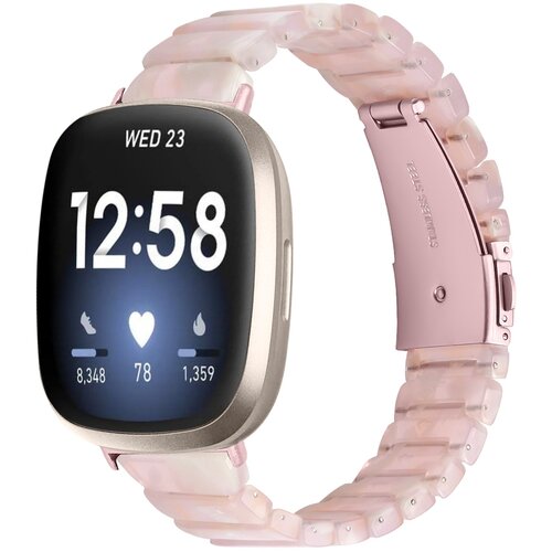 INF združljiv smolni pa&scaron;ček za uro fitbit versa 3/4/Sense 2 - eleganten, vodoodporen in nastavljiv pink, (5000090697) Cene