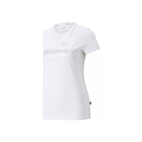 Puma Majice s kratkimi rokavi Ess Metallic Logo Tee Bela Slike
