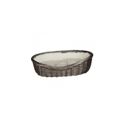 Pleteni krevet sivi 60cm Slike
