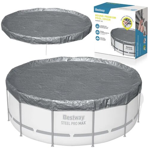 Bestway Za&amp;scaron;titni pokrov za okrugli bazen &amp;ndash; promjer 3,66 m Slike