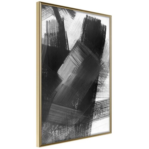  Poster - Black Mosaic 20x30 Slike