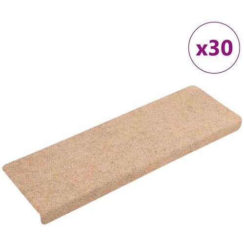  Ljepljivi tepisi za stepenice 30 kom smeđe 65x21x4 cm Cijene