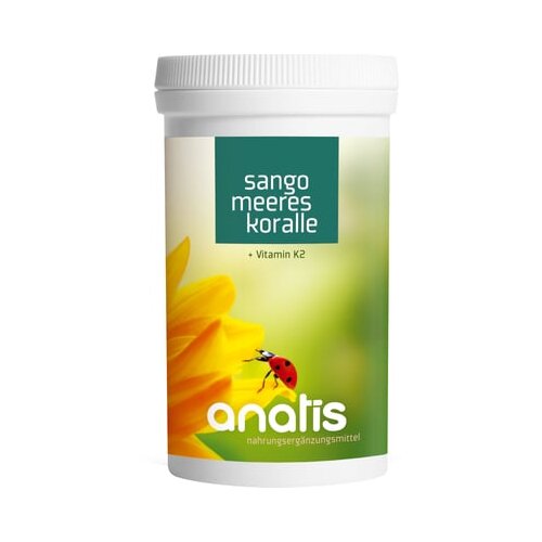 anatis Naturprodukte Sango morski koralji + Vitamin K2 Cijene