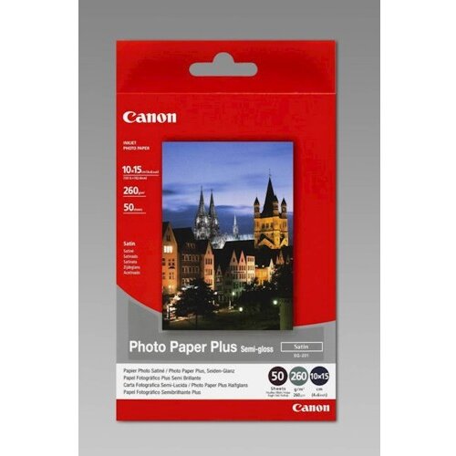 Canon Papir SG-201s (10x15cm); 10x15 / semi gloss / 260gsm / 50 listov Cene