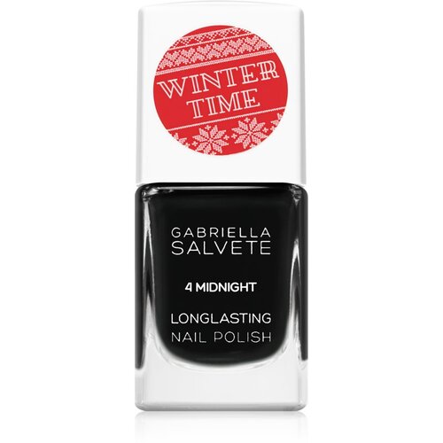 Gabriella Salvete Winter Time dolgoobstojen lak za nohte z visokim sijajem odtenek 4 Midnight 11 ml Slike