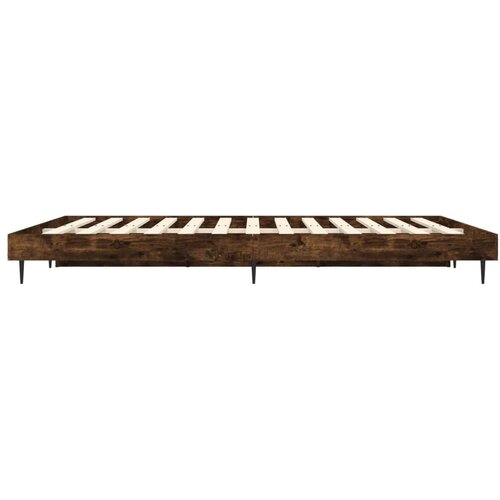  Okvir za krevet boja hrasta 135x190 cm konstruirano drvo Slike