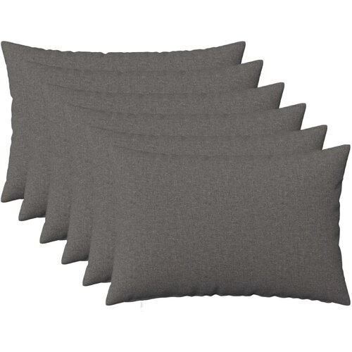  Presvlaka za jastuk 6 kom. HEERLEN Svjetlosiva 30 x 50 cm - Svjetlosiva 30 x 50 cm 6 Cijene