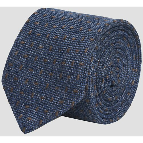 ALTINYILDIZ CLASSICS Men's Navy Blue-brown Wool Classic Tie Slike