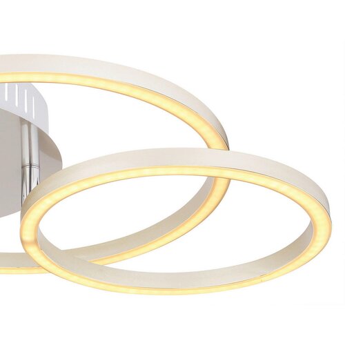 Globo Stropna LED svetilka Kendy (30 W, d 50 x &amp;scaron; 30 x v 9,5 cm, bele barve) Slike