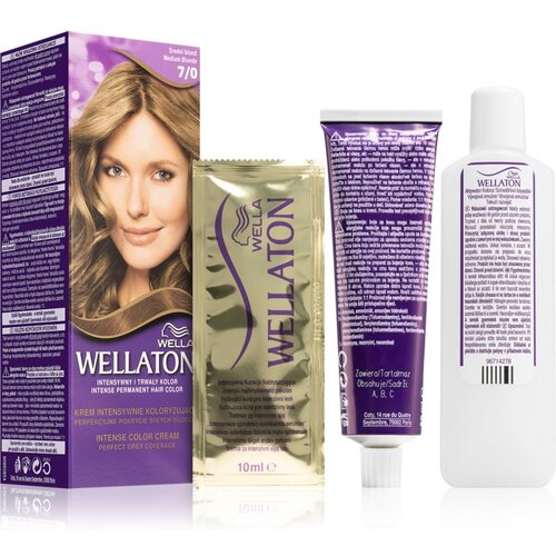 Wella ton Permanent Colour Crème barva za lase odtenek 7/0 Medium Blonde Cene