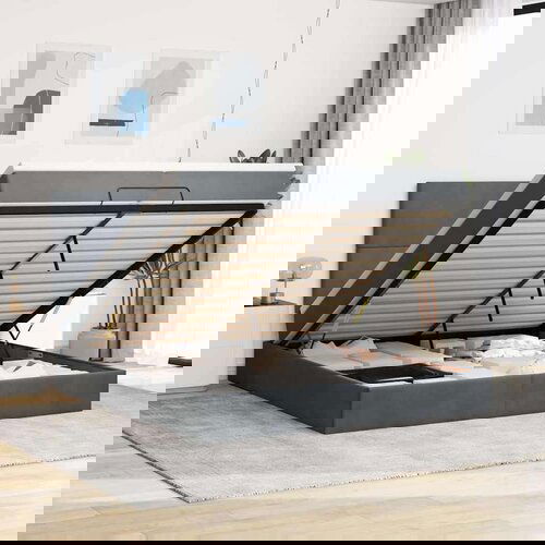 vidaXL Okvir kreveta s madracima tamnosivi 200x200cm baršunasti Cijene