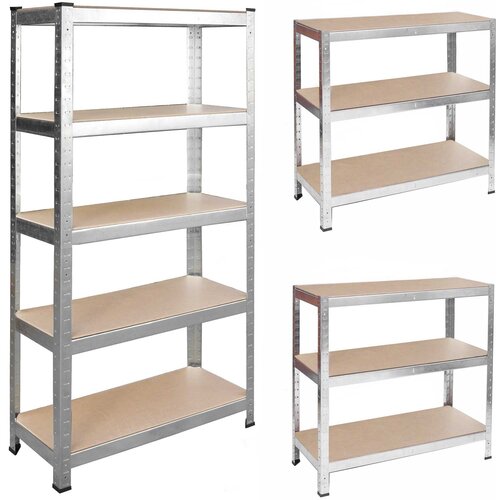 Janshop Kovinski skladi&amp;scaron;čni stojalo 180 x 90 x 40 cm Humberg HR-812, (21105549) Slike