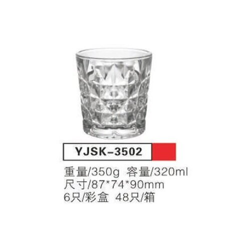 Staklena casa za vodu 6/1 320ml YJSK-3502 Slike