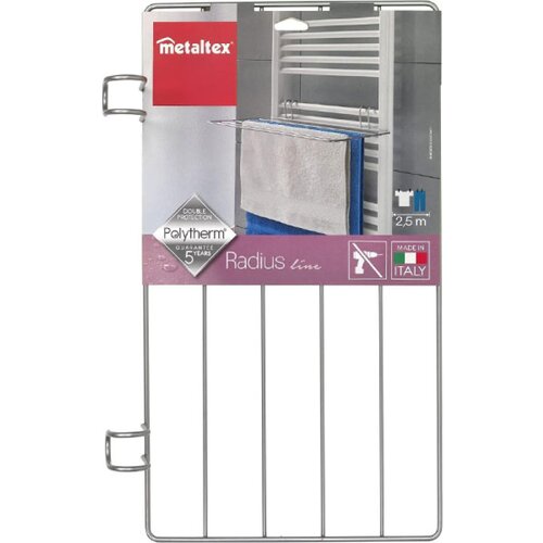 LemonPlanet Su&scaron;ilica za ve&scaron; Radius metalik srebrna Metaltex 403803 000 Cene