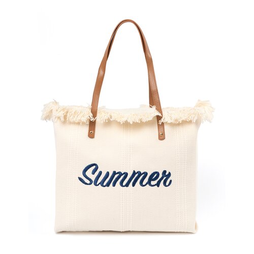 Shelvt Beach bag with Summer inscription Cene