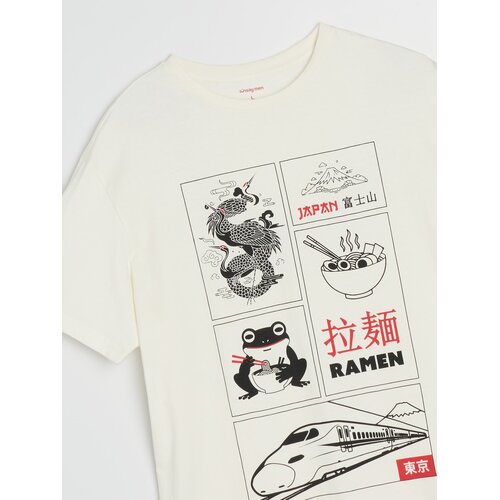 Sinsay Pamučna majica s motivom Japana Slike