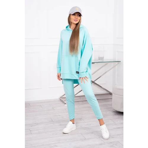 Kesi Set with mint sweatshirt