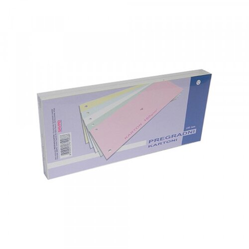  Pregradni karton skr 240x105mm 170g 1/100 narandžasti intezivni Cene