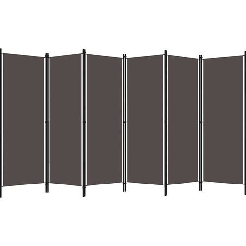 Maison Chic Paravan - Sobne pregrade 6-delni antraciten 300x180 cm, (22111605) Cene