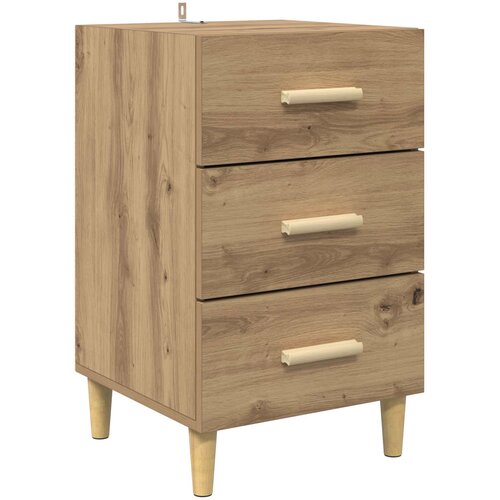  Noćni ormar Umjetnički hrast 40 x 40 x 66 cm Konstruirano drvo Slike