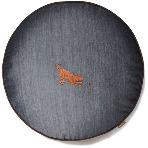 Play Tamno plavi krevet za pse 65,5x70 cm Round Bed Denim Medieval Blue / Dark Chocolate S &amp;ndash; Slike