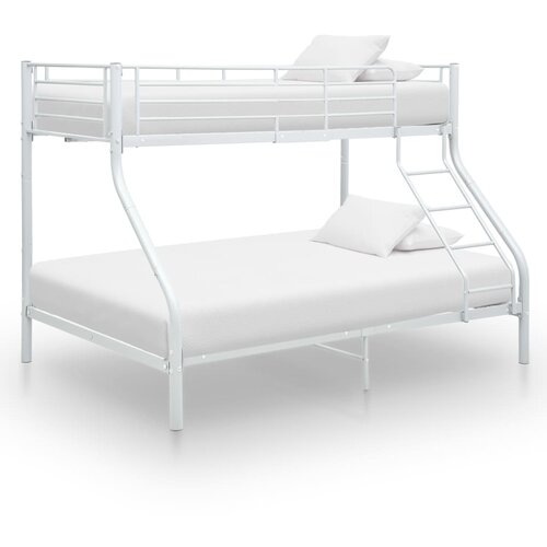 VidaXL posteljni okvir pograd bel kovinski 140x200/90x200 cm Slike