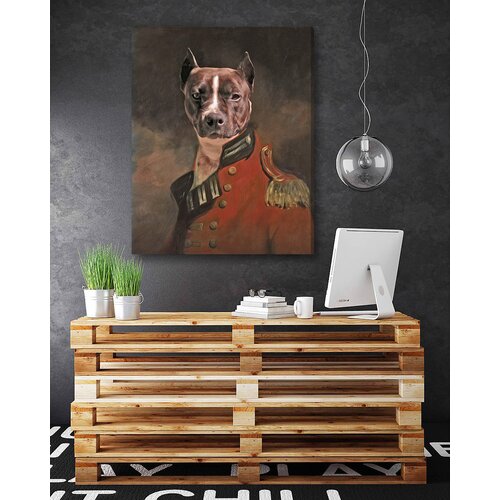  Fotografija na platnu Pet Portrait General_4 - 75x90 cm Slike