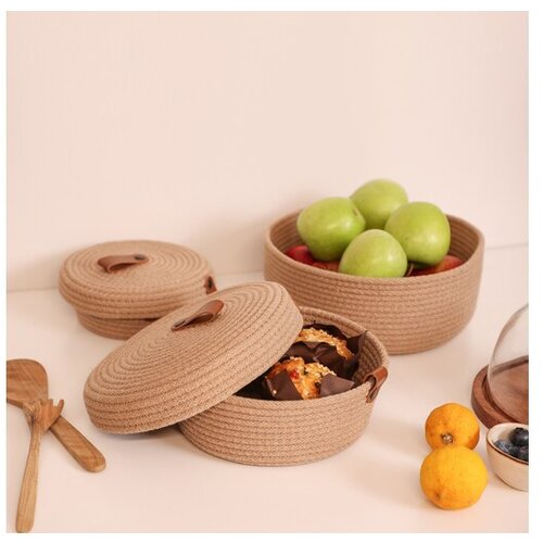 Aberto Design set pamučnih korpi 3 komada JUT02005128D Slike