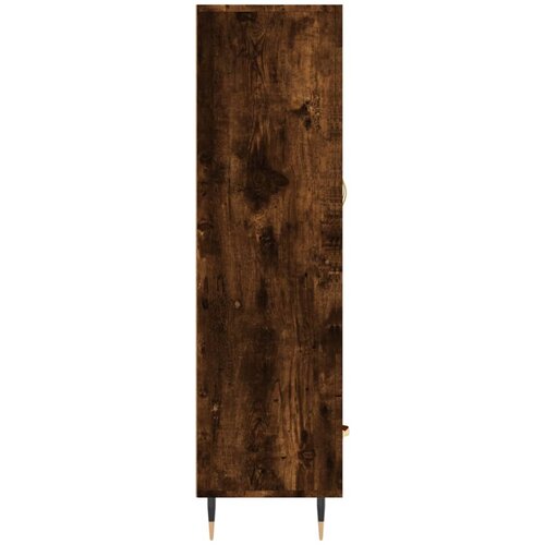  Visoka komoda boja hrasta 69,5 x 31 x 115 cm konstruirano drvo Slike