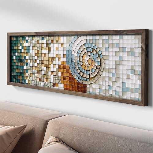WALLXPERT LAC188-120 Multicolor Decorative Framed MDF Painting Slike