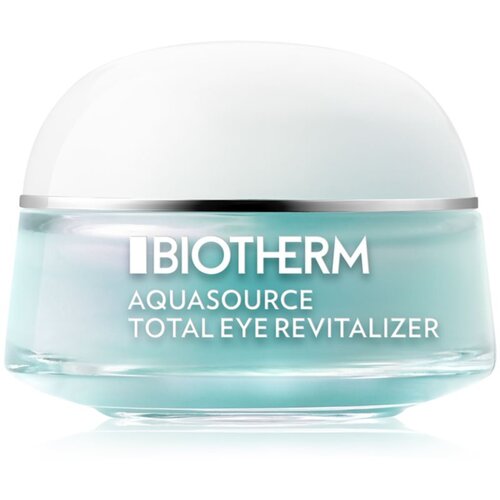 Biotherm Aquasource Total Eye Revitalizer krema za oči proti oteklinam in temnim kolobarjem 15 ml za ženske Cene