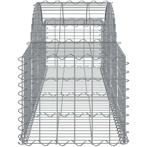  Gabionska košara s lukom 200x50x40/60 cm pocinčano željezo Cijene
