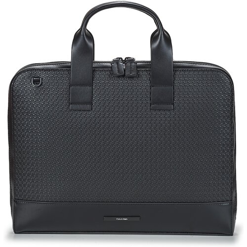 Calvin Klein Jeans MODERN BAR SLIM LAPTOP BAG MONO Crna Cijene